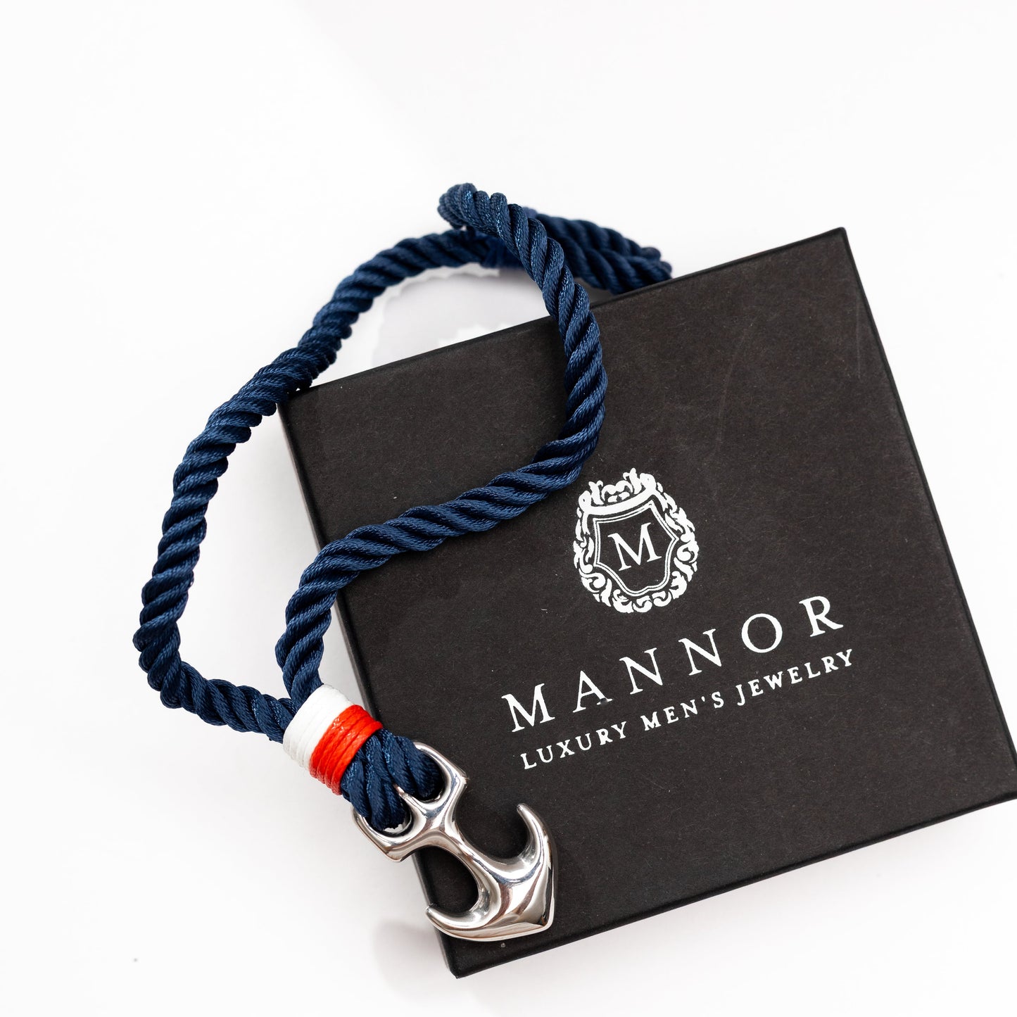 Bransoletka „Sztorm”, wodoodporna linka, stal nierdzewna, MANNOR