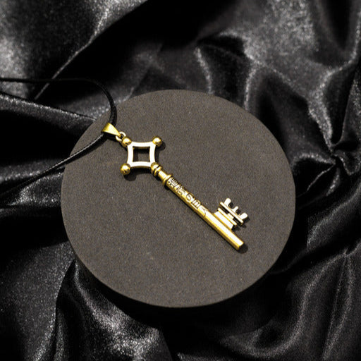 Metalowy naszyjnik „Klucz Erena”, stop, styl vintage MANNOR