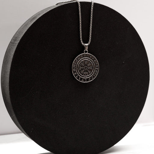 Metalowy naszyjnik w nordyckim stylu, stop, styl vintage MANNOR