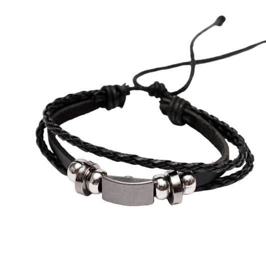 Bransoletka „Pleciony Amulet” — Naturalna energia i styl MANNOR