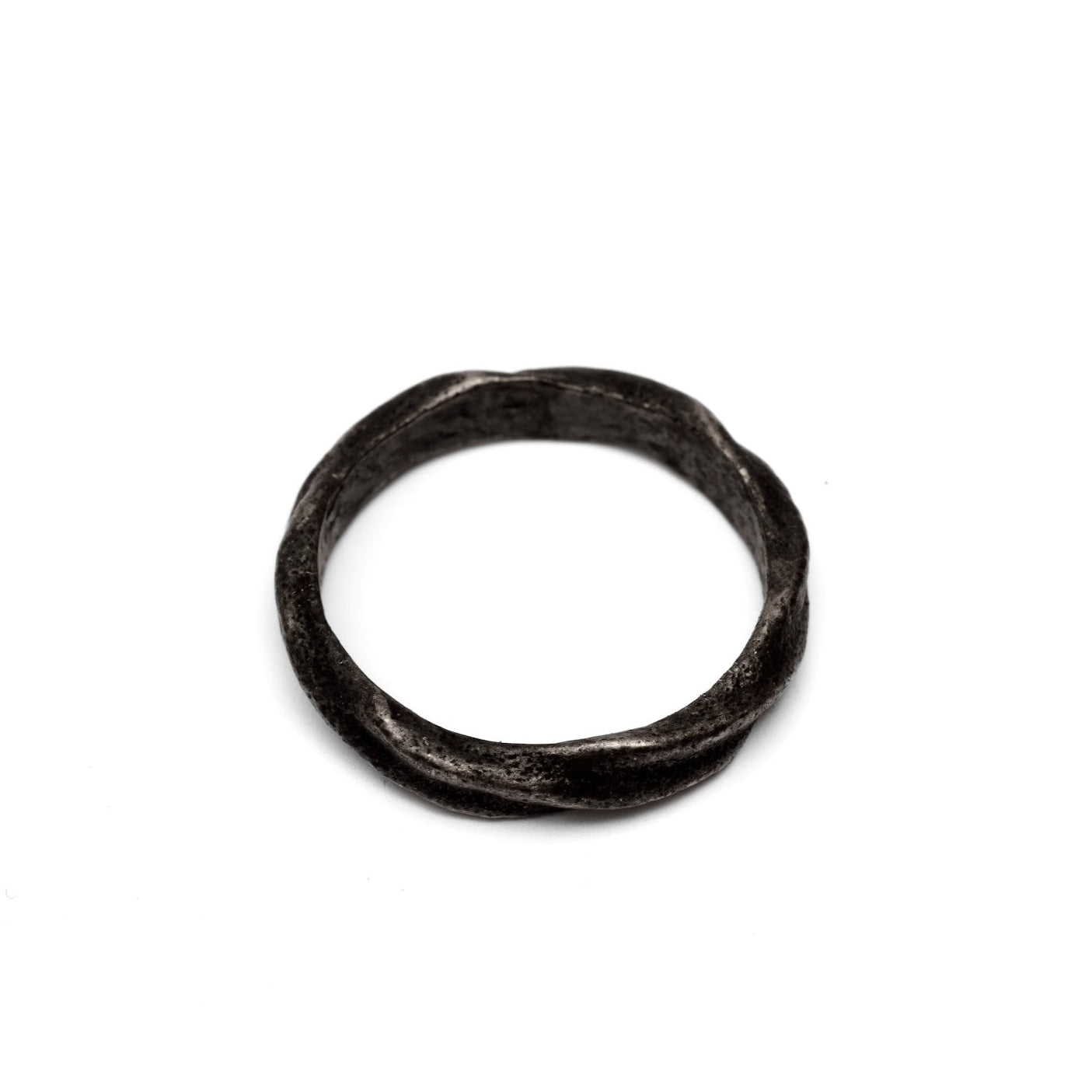 Gotycki pierścionek „Möbius”, stal nierdzewna, gotycki styl, unisex, MANNOR