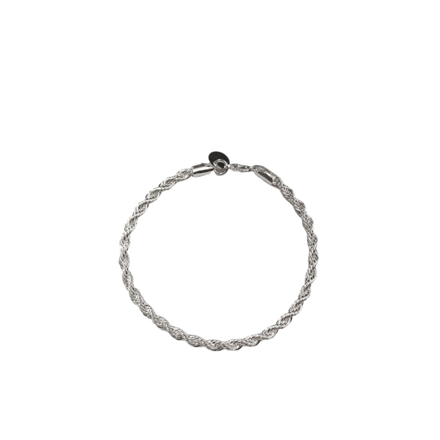 Bransoletka „Srebrna klasyka” ze srebra próby 925, plecionka 4 mm, unisex, MANNOR