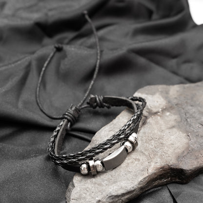 Bransoletka „Pleciony Amulet” — Naturalna energia i styl MANNOR