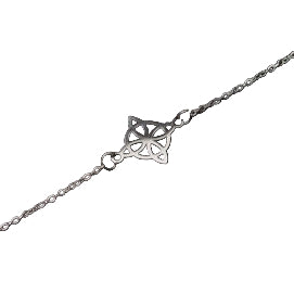 Bransoletka-amulet „Węzeł Czarownicy”, geometryczny wzór, stal nierdzewna, MANNOR